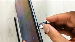 How to Insert Micro SD In Samsung Galaxy Tab S6 Lite - Move Apps to SD Card