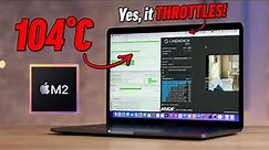 The M2 MacBook Pro OVERHEATS! Benchmarks/Thermals Tested