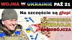 21 PAŹ: REKORD! Rosjanie Tracą 1400 LUDZI 175 CZOŁGÓW I ZMECHU W DZIEŃ | Wojna w Ukrainie Wyjaśniona