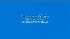Enroll Windows 10/11 devices in Intune