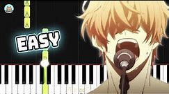 [full] Given OST - "Fuyu no Hanashi" - EASY Piano Tutorial & Sheet Music