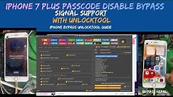 Iphone 7 plus passcode disabled bypass with signal by unlocktool, iphone disabled bypass with signal