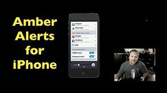 iPhone Amber Alert ~ How To Turn On Or Off