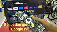 tutorial me-reset dan cara setting Google tv Sharp 2T-C42EG
