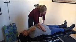 Atlanta Chiropractor performs Chiropractic adjustment using Webster