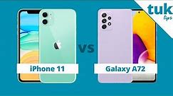 iPhone 11 vs Galaxy A72 - Diferenças! Comparativo | Especificações