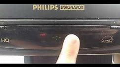 PHILIPS MAGNAVOX VRA611AT22 VHS VCR Player