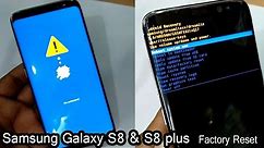 Samsung Galaxy S8 and S8 Plus Hard Reset || Pattern Unlock || Factory Reset