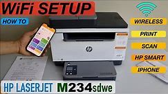 HP LaserJet M234sdw WiFi Setup, Connect To Wireless Network For Wireless Printing & Scanning.