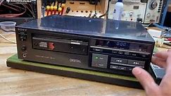 World's FIRST CD Player - The Sony CDP-101 from 1982!
