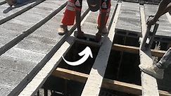How Concrete Flat Beams & Blocks are Installed to Build an Upper Floor Slab