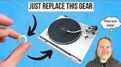 How to QUICKLY repair the broken auto return on a Technics turntable