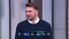 Mavs' Luka Doncic Reacts to Being Named All-Star Starter on TNT's 'Inside the NBA'