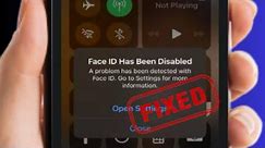 how to fix face id has been disabled on your iphone | face id has been disabled iphone | #faceid