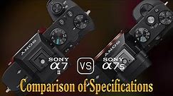 Sony A7 II vs. Sony A7S: A Comparison of Specifications