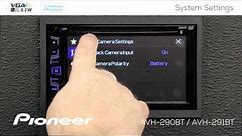 How To - System Settings Menu - on Pioneer AVH-290BT, AVH-291BT, MVH-AV290BT, AVH-190DVD