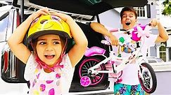 Nastya and arranged a garage sale and bought Mia a new bike. Popular series for children