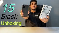Iphone 15 Black Unboxing and Review