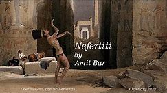Art video: Nefertiti body-painting by Amit Bar
