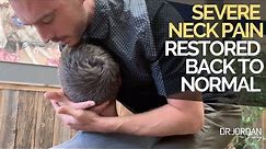 Severe Neck Pain Back to Normal with Chiropractic Adjustments
