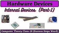 Internal Hardware Components | Computer Hardware devices in detail |Computer Theory#successstepsword
