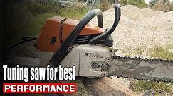 How to tune a Chainsaw for BEST performance.