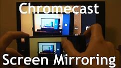 Mirroring Phone Screen to TV via Chromecast