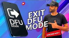 Stuck in DFU? How to Finally Exit DFU Mode on iPhone 12 Pro Max