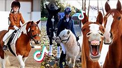 The Cutest HORSES - Equestrian TikTok Compilation #51