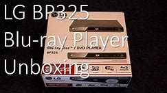 LG BP325 3D Slim Compact Smart Blu-ray Player - Unboxing review