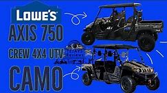 Axis 750 Crew 4x4 UTV (From Lowe's) - Review (Broke Down During Review!) 2022