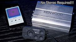 Kenwood KAC-M1824BT - 4 Channel Bluetooth Amplifier - No Stereo Required!!!