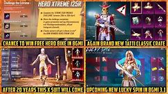New Hero Xtreme Event in BGMI | New Classic Crate | Mummy X suit in BGMI ? | Upcoming Lucky spin