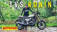 2022 TVS Ronin review - The TVS Zeppelin we were waiting for? | First Ride | Autocar India
