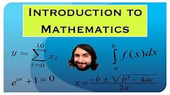 Introduction to Mathematics