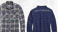 Discover more $55 H-D flannels.