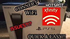 How to connect XFINITY wifi to PS5 - quick and easy!!