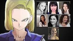 Characters Voice Comparison - "Android 18"