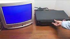 Testing a Magnavox DV220MW9 B CD DVD VCR Combo Player 4 Head VHS Recorder
