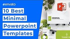 10 Best Minimal Powerpoint Templates [2021]