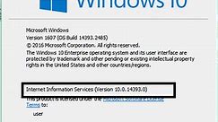 5 Ways To Check Installed Version Of IIS In Windows