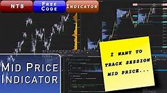 NinjaTrader Mid Price Indicator + SharpDX FREE code