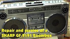 Repair and Service of a Sharp GF-9191 Boombox