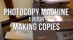 PhotoCopy Machine Making Copies 1 Hour Rhythmic Machine Sound