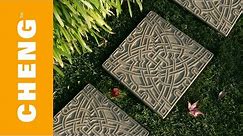 Make DIY Garden Stepping Stones with CHENG Outdoor Concrete Mix