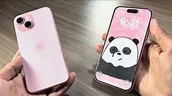 How to make iPhone 15 out of cardboard - very realistic | pink colour 🩷