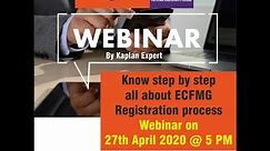 ECFMG step by step Registration Process