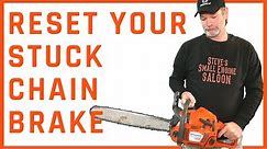 How to Reset a Stuck Husqvarna ChainSaw Chain Brake