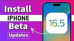 How to Install Beta updates on iphone | Apple iOS 16.5/16.4