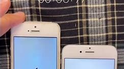 Test Boot Faster iPhone 5 vs iPhone 6s #shorts #iPhone6s #iPhone5